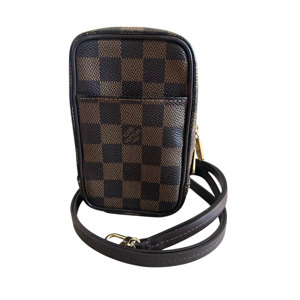 Louis Vuitton Damier Ebene Etui Okapi PM Crossbody Bag Pouch